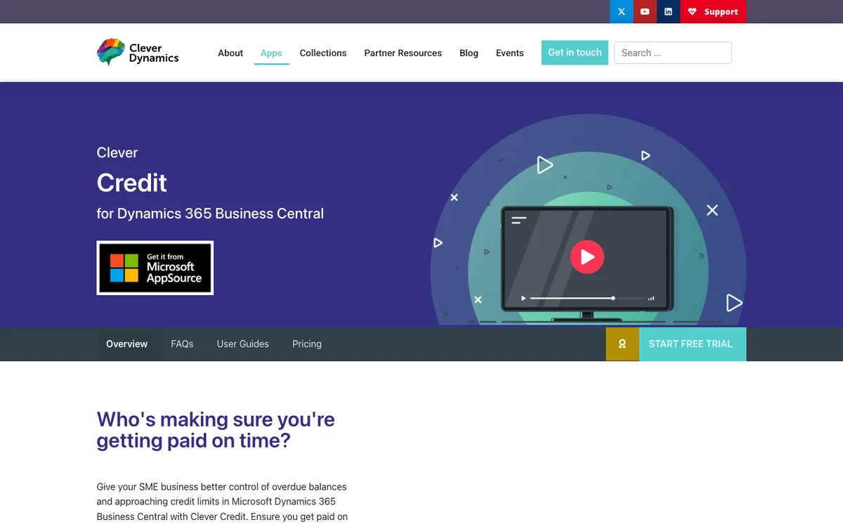 Clever Credit homepage
