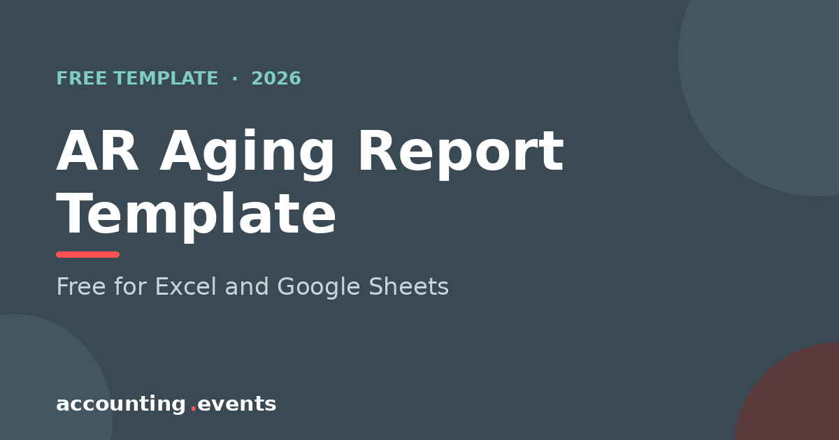 Accounts Receivable Aging Report Template (Free Excel & CSV ...